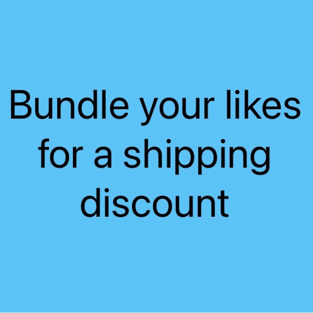 On Fridays & Sundays Receive a shipping discount on all bundles $12 or more.